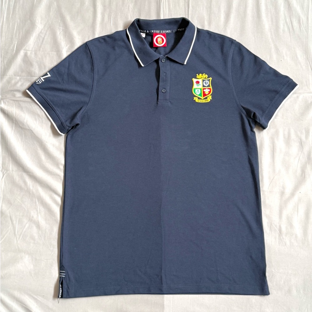 British And Irish Lions New Zealand 2017 Tour‎ Navy Blue Polo Size XL
